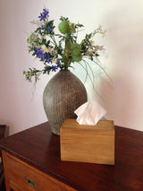 Rectangular Recycled Teak Wood Tissue Holder