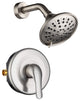 Single Handle Shower Trim Kit with Integral Volume Control, Brushed Nickle