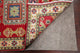Kazak Traditional Wool Handmade Pakistani Oriental Area Rug, Red, 3'10"X2'8"