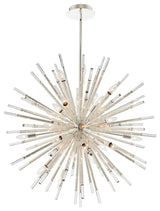 Sprazzo 36x48" 28-Light Contemporary Large Pendants, Silver