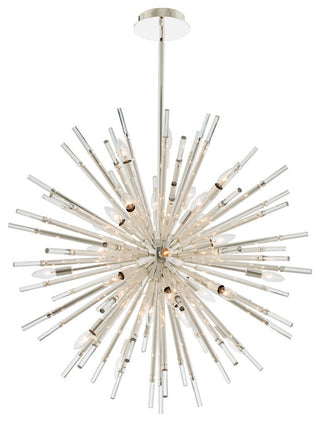 Sprazzo 36x48" 28-Light Contemporary Large Pendants, Silver