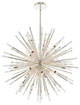 Sprazzo 36x48" 28-Light Contemporary Large Pendants, Silver