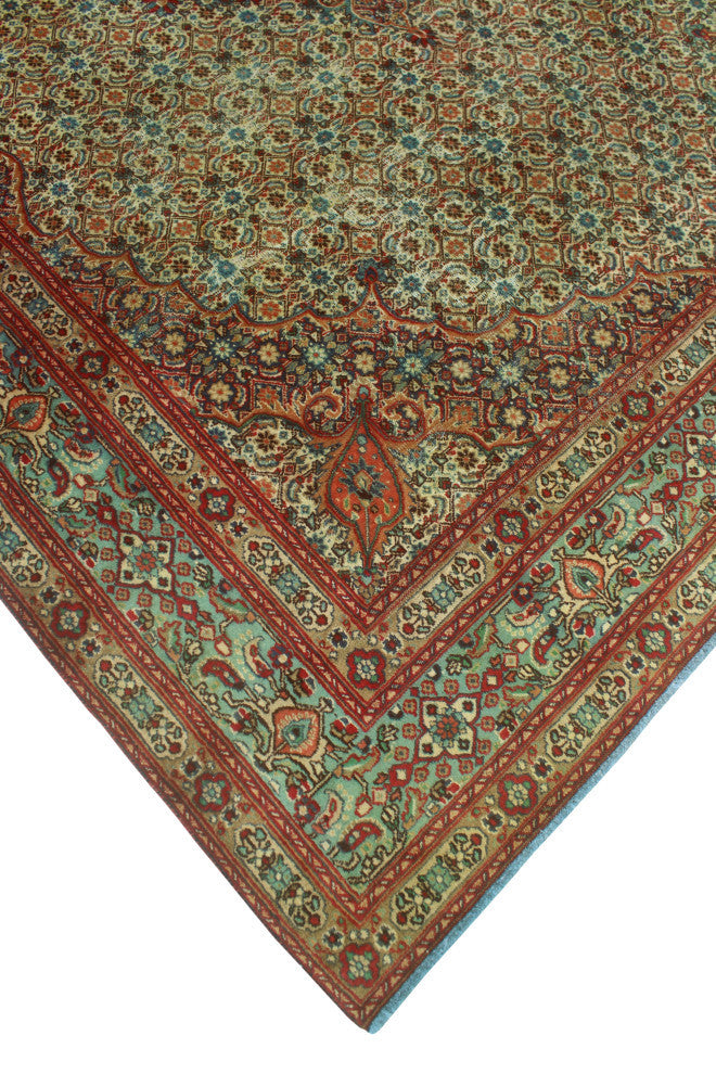 Semi Antique Abiodun Beige/Rust Rug, 7'1 x 10'3