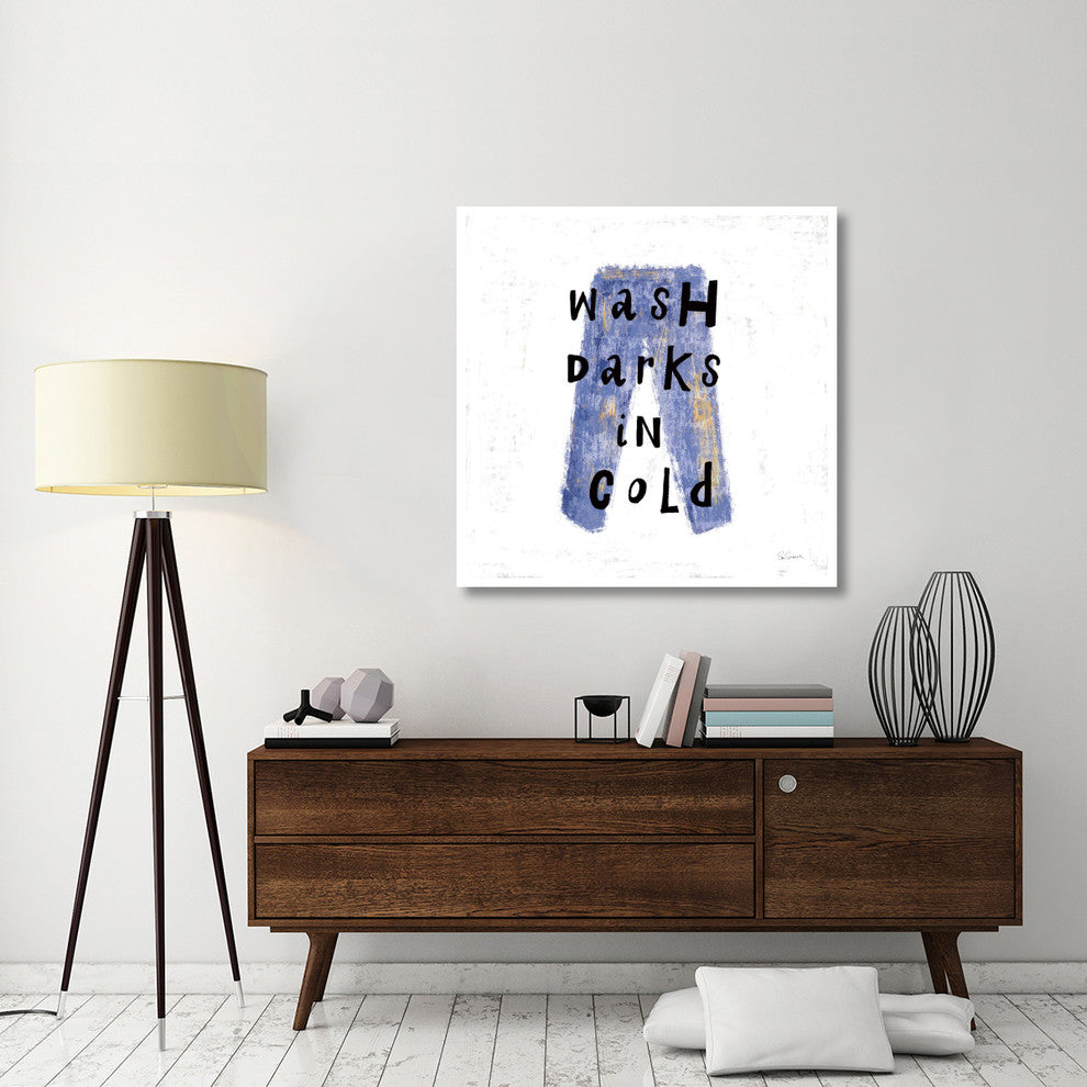 "Laundry Rules V" Digital Paper Print by Sue Schlabach, 42"x42"