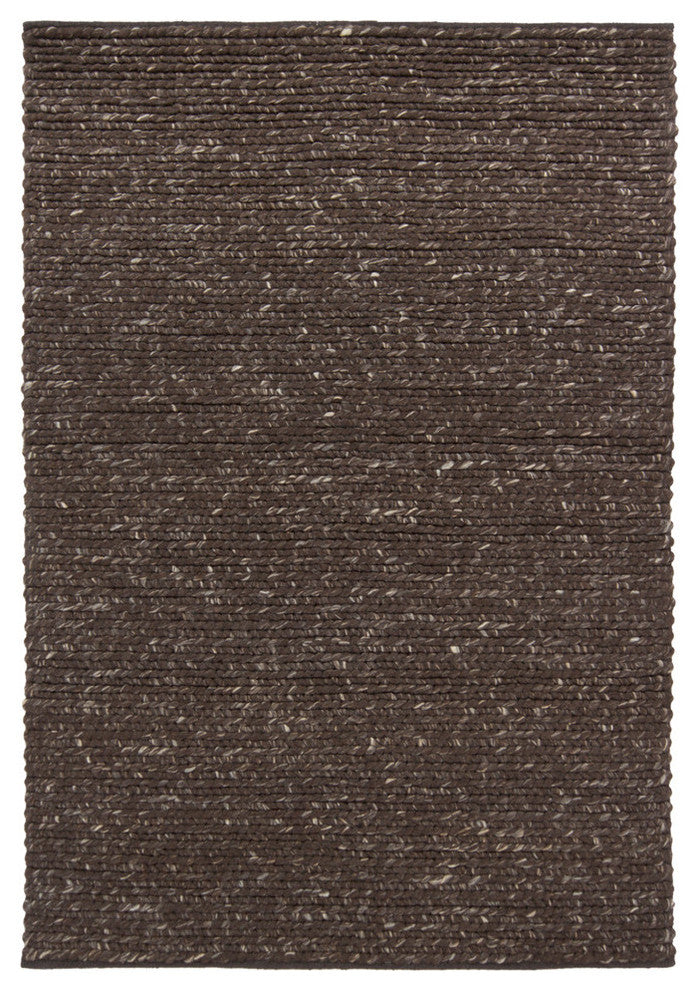 Valencia Contemporary Area Rug, Brown and Cream, 7''9"x10''6"