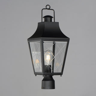 Maxim 30360 Storybook 22" Tall Post Light - Black