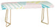 Deny Designs Susanne Kasielke French Reviera Seaside Stripes Bench