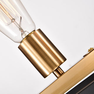 CHLOE Lighting IRONCLAD Industrial 5-Light Textured Black Pendant