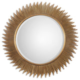 Uttermost Marlo Round Gold Mirror