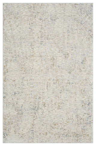 Brynn Light Gray/Ivory Minimal Abstract Indoor Area Rug, 2' x 3'
