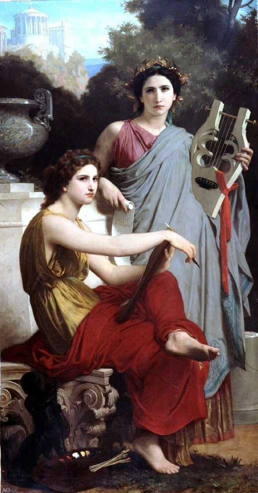 William Adolphe Bouguereau Art et Littarature Wall Decal