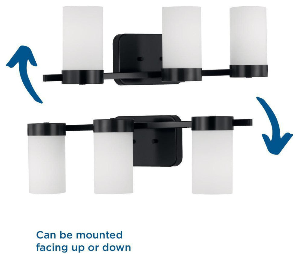 Elevate  Collection Three-Light Bath and Vanity