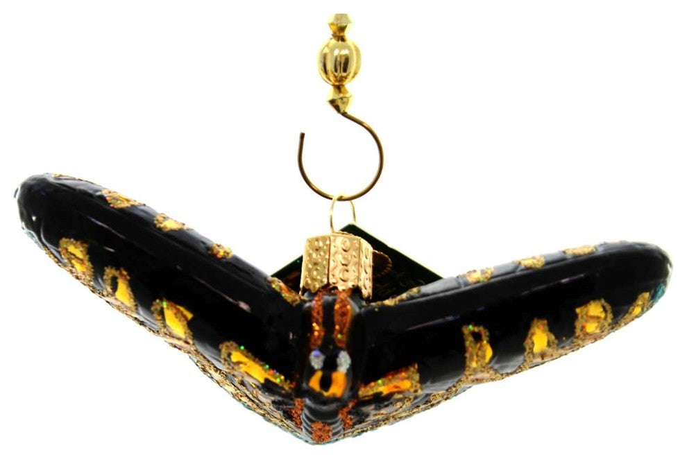 Old World Christmas Swallowtail Butterfly Glass Ornament Flutter Wings 12164