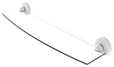 Prestige Monte Carlo 24" Glass Shelf, Matte White