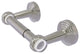 Pacific Beach 2-Post Toilet Tissue Holder with Twist Accents, Satin Nickel