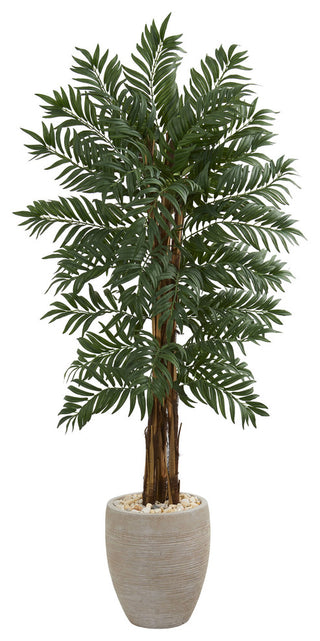 5" Parlor Artificial Palm Tree, Decorative Planter