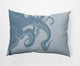 14x20" Gus Nautical Decorative Indoor Pillow, Dusty Smoke