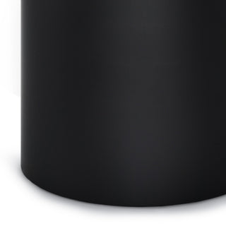 Haynes Solid Mango Wood Wooden Accent Table, Black