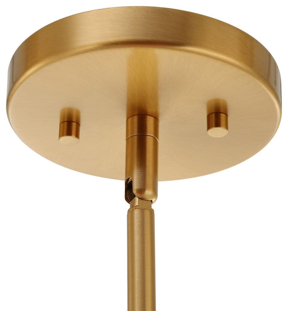 Uttermost 21379 Oviform 6 Light 30"W Chandelier - Warm Brass