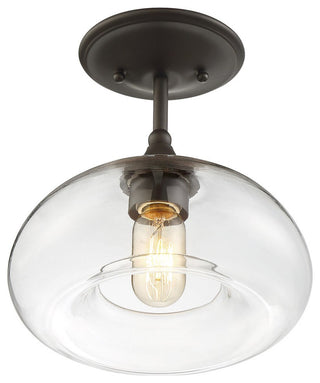 Savoy House Meridian 1 Light Semi-Flush M60017ORB, Oil Rubbed Bronze
