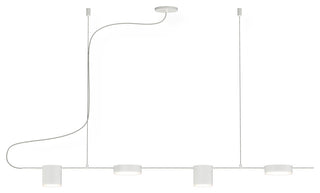 Sonneman 2884 Counterpoint 42"W Integrated LED Suspension Linear - Satin White