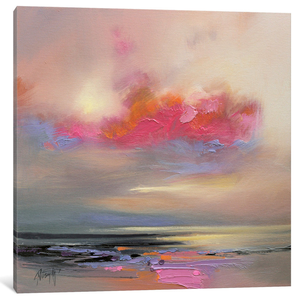 "Magenta Cloud Gallery" by Scott Naismith, 18x18x1.5"
