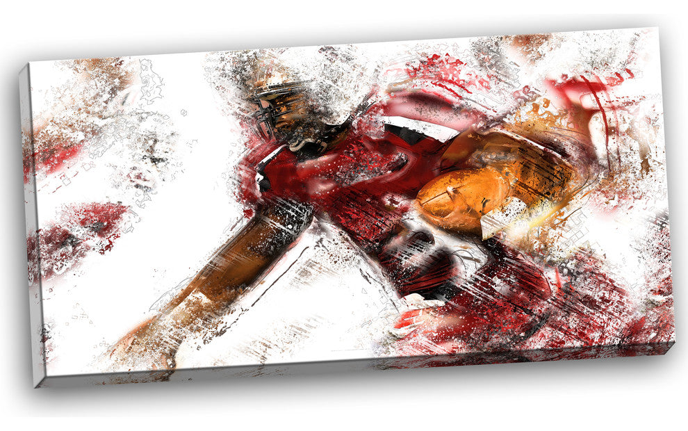 "Football Live Ball" Canvas Painting