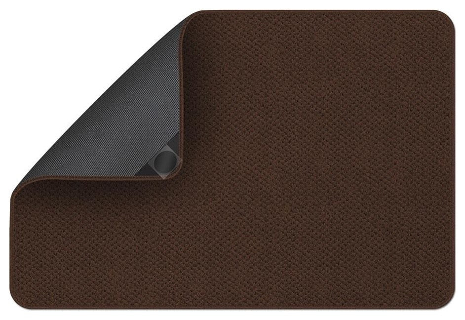 Attachable Rug for Stair Landings, Chocolate Brown, 2'x3'