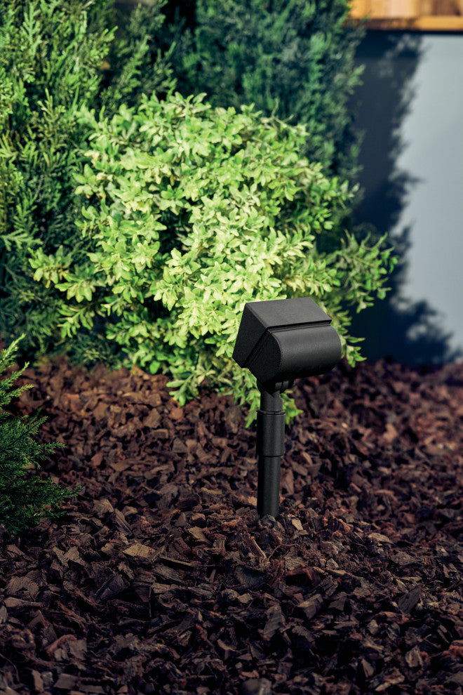 Textured Black Mini Flood