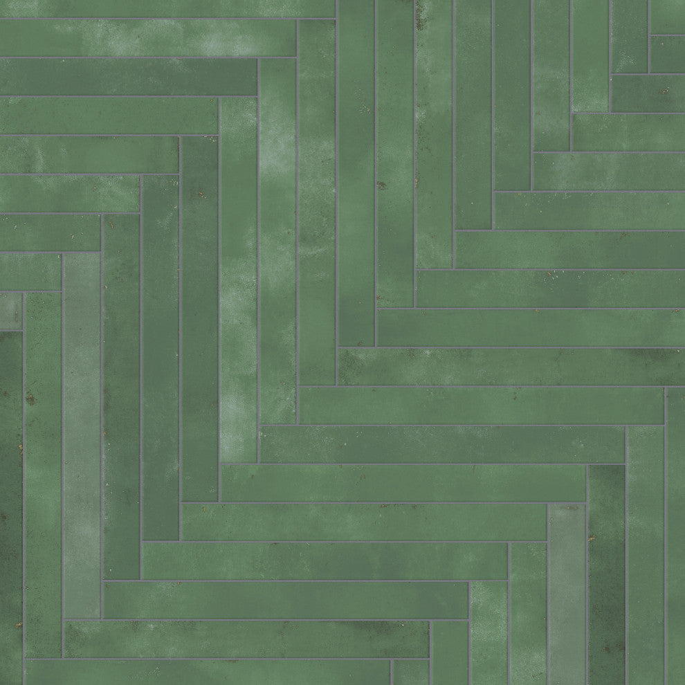 Phoenix Aquamarine Porcelain Floor and Wall Tile, Green