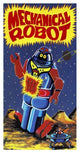 "Mechanical Robot" Digital Paper Print by Retrobot, 20"x38"