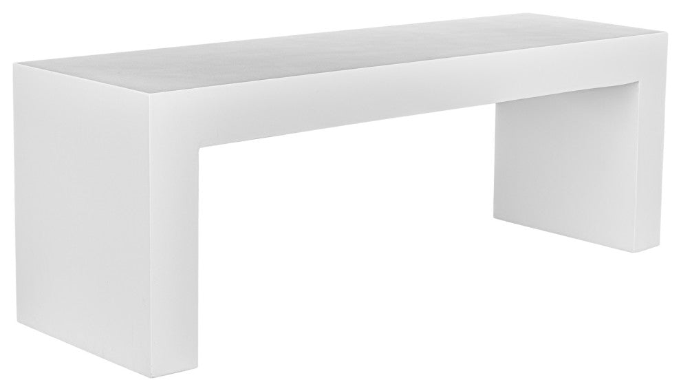 Lazarus Outdoor Bench White