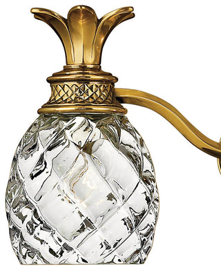 Hinkley Plantation Medium Three Light Vanity, Burnished Brass