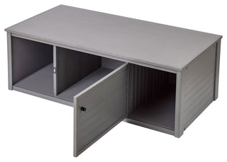 New Age Pet ECOFLEX 48" Lo-Boy Versa Stand, Gray