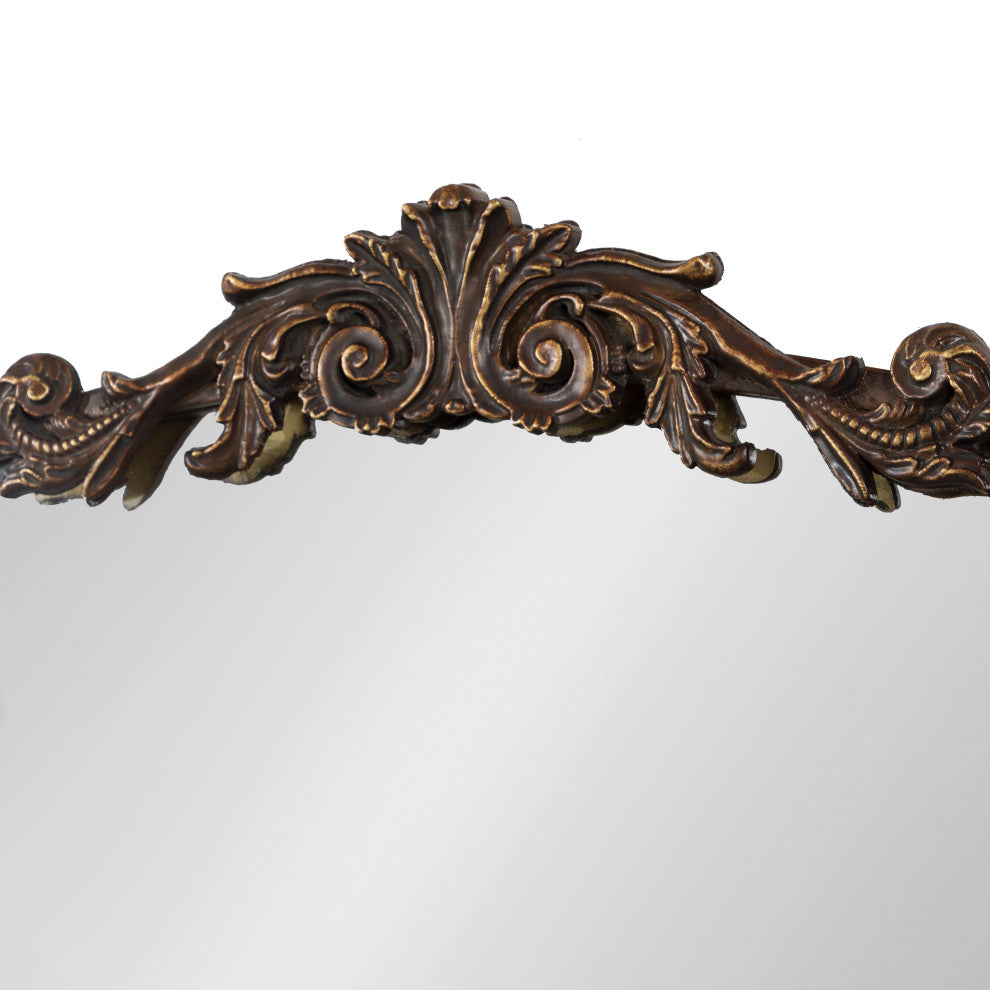 Arendahl Traditional Arch Mirror, Bronze 36x29