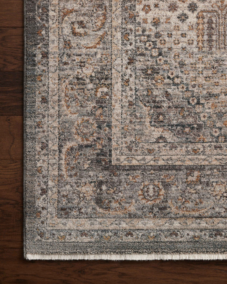 Loloi Lyra Denim / Pebble 4'-0" x 5'-7" Accent Rug