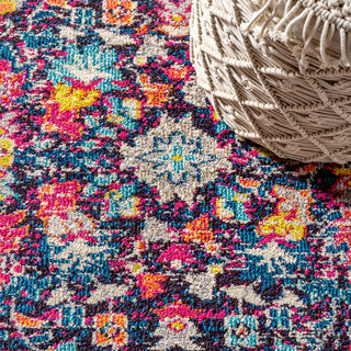 Modern Persian Boho Floral Multi/Purple 3' x 5' Area Rug