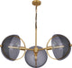 Robert Abbey-RA-603-Three Light Chandelier, Mavisten Edition Copernica