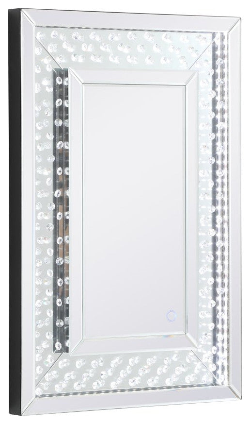 Rudy 20"x30" LED Crystal Mirror