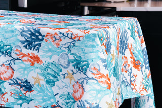 Coralee Indoor Outdoor 100% Polyester Tablecloth, 70" Round