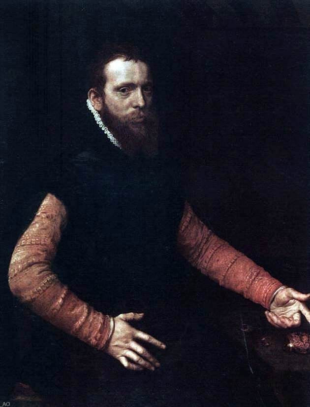 Anthonis Mor Van Dashorst Portrait of a Goldsmith Wall Decal Print