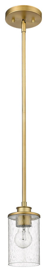 Z-Lite 492MP Beckett 5"W Mini Pendant - Olde Brass