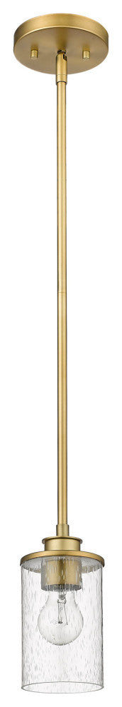 Z-Lite 492MP Beckett 5"W Mini Pendant - Olde Brass