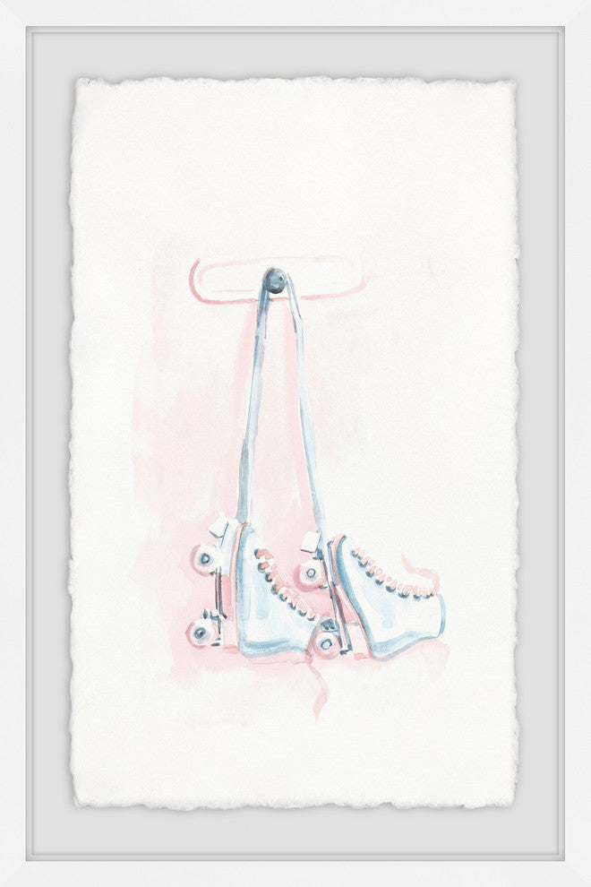 "Roller Skates" Framed Painting Print, 30"x45"