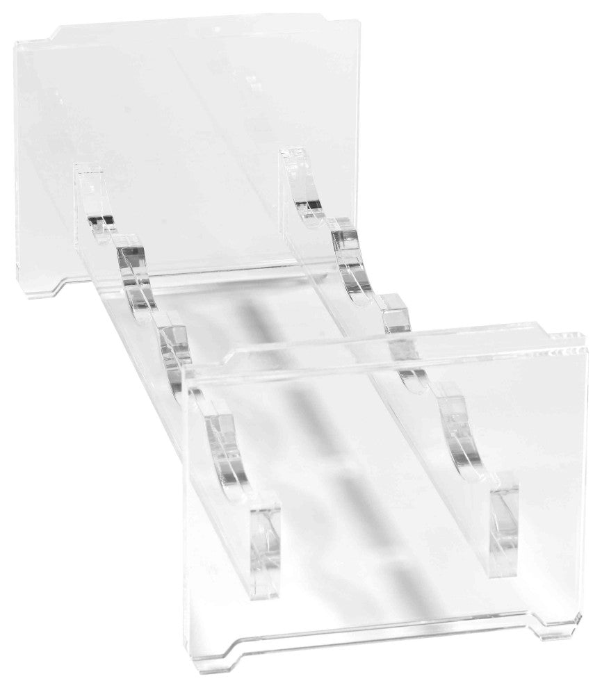 Cortesi Home Kunzite Stackable Acrylic Wine Rack, Holds 4 Bottles Each