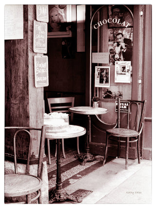 'Paris Cafe' Canvas Art by Kathy Yates