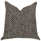 Salt and Pepper Luxury Throw Pillow in Gray and Black Tones, 20"x30" Queen