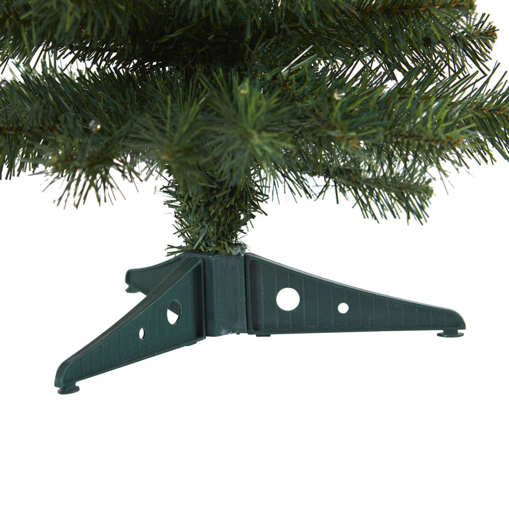 2' Green Artificial Christmas Tree With 35 LED Lights and 72 Bendable Branches