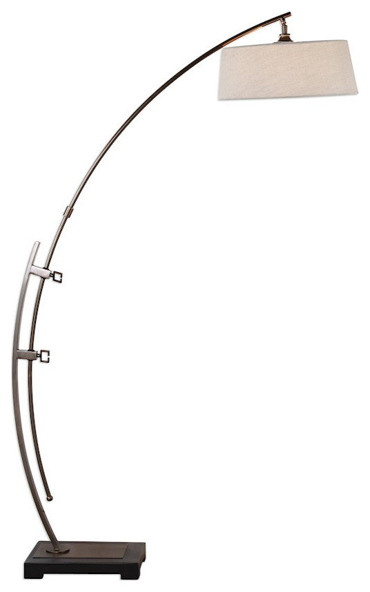 Uttermost Calogero Bronze Arc Floor Lamp, 28135-1