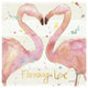 "Flamingo Fever II" Digital Paper Print by Anne Tavoletti, 42"x42"